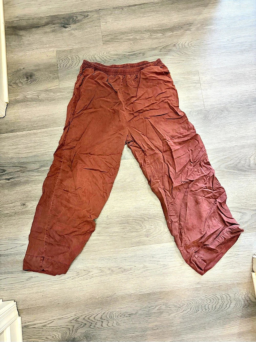 Parfois Brown Wide Leg Pants Size Medium Like New